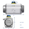 Air Torque pneumatic actuator | AT..D A